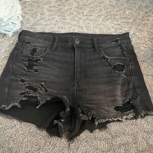 black american eagle shorts